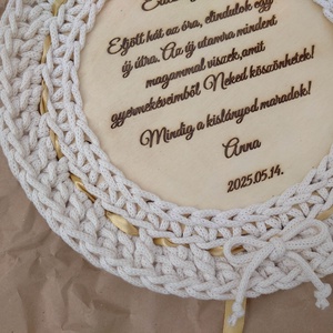 Szülőköszöntő ajándék Gravírozott szett egyedi idézettel esküvőre , Esküvő, Emlék & Ajándék, Szülőköszöntő ajándék, Gyertya-, mécseskészítés, MESKA