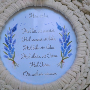 Házi áldás. Kézzel horgolt, természetes árnyalatú falikép a klasszikus Házi áldás szövegével.  - karácsony - karácsonyi ajándékozás - karácsonyi ajándékcsomagolás - Meska.hu Házi áldás. Kézzel horgolt, természetes árnyalatú falikép a klasszikus Házi áldás szövegével.  - karácsony - karácsonyi ajándékozás - karácsonyi ajándékcsomagolás - Meska.hu