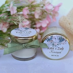 Illatos Szójaviasz gyertya köszönet ajándék köszönetajándék vendégeknek,köszönőajándék ,köszönőajándék - Meska.hu