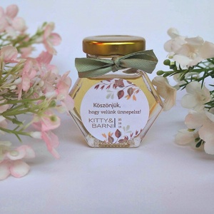 mézes köszönet ajándék   köszönetajándék vendégeknek,köszönőajándék ,köszönőajándék - Meska.hu