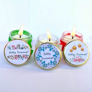 Karácsonyi Illatos Mécses Személyre Szabható Céges Ajándéknak Is Tökéletes - Meska.hu