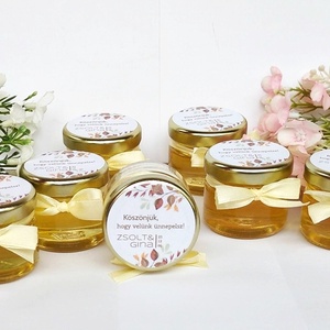 mézes köszönet ajándék szójaviasz gyertyás   köszönetajándék vendégeknek,köszönőajándék ,köszönőajándék, Esküvő, Emlék & Ajándék, Köszönőajándék, Élelmiszer előállítás, MESKA