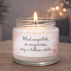 MOTIVÁCIÓS illatgyertya �  madagaszkári vaníliával , akár saját idézettel, Otthon & Életmód, Gyertya, illat, aroma, Gyertya, Gyertya-, mécseskészítés, MESKA