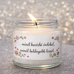 MOTIVÁCIÓS illatgyertya �  madagaszkári vaníliával , akár saját idézettel, Otthon & Életmód, Gyertya, illat, aroma, Gyertya, Gyertya-, mécseskészítés, MESKA