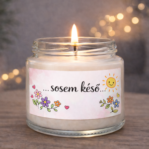 MOTIVÁCIÓS illatgyertya �  madagaszkári vaníliával , akár saját idézettel, Otthon & Életmód, Gyertya, illat, aroma, Gyertya, Gyertya-, mécseskészítés, MESKA