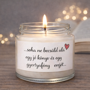 MOTIVÁCIÓS illatgyertya �  madagaszkári vaníliával  akár saját idézettel, Otthon & Életmód, Gyertya, illat, aroma, Gyertya, Gyertya-, mécseskészítés, MESKA