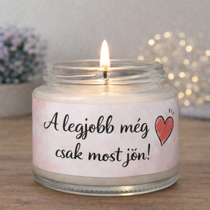 MOTIVÁCIÓS illatgyertya �  madagaszkári vaníliával , akár saját idézettel, Otthon & Életmód, Gyertya, illat, aroma, Gyertya, Gyertya-, mécseskészítés, MESKA