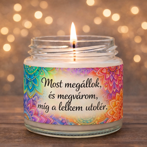 MOTIVÁCIÓS illatgyertya �  madagaszkári vaníliával , akár saját idézettel, Otthon & Életmód, Gyertya, illat, aroma, Gyertya, Gyertya-, mécseskészítés, MESKA
