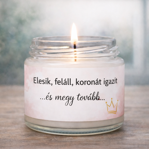 MOTIVÁCIÓS illatgyertya �  madagaszkári vaníliával , akár saját idézettel, Otthon & Életmód, Gyertya, illat, aroma, Gyertya, Gyertya-, mécseskészítés, MESKA