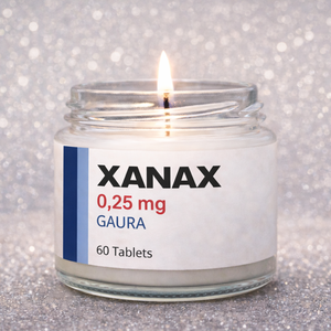 MOTIVÁCIÓS XANAX illatgyertya � 0,25 mg nyugalom  madagaszkári vaníliával , Otthon & Életmód, Gyertya, illat, aroma, Gyertya, Gyertya-, mécseskészítés, MESKA