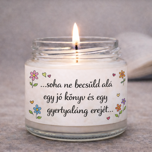 MOTIVÁCIÓS illatgyertya �  madagaszkári vaníliával , akár saját idézettel, Otthon & Életmód, Gyertya, illat, aroma, Gyertya, Gyertya-, mécseskészítés, MESKA