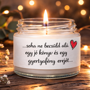 MOTIVÁCIÓS illatgyertya �  madagaszkári vaníliával  akár saját idézettel, Otthon & Életmód, Gyertya, illat, aroma, Gyertya, Gyertya-, mécseskészítés, MESKA