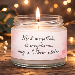 MOTIVÁCIÓS illatgyertya �  madagaszkári vaníliával  akár saját idézettel - Meska.hu