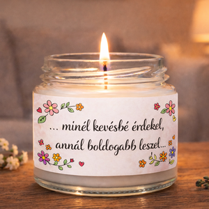 MOTIVÁCIÓS illatgyertya �  madagaszkári vaníliával , akár saját idézettel, Otthon & Életmód, Gyertya, illat, aroma, Gyertya, Gyertya-, mécseskészítés, MESKA