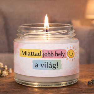 MOTIVÁCIÓS illatgyertya �  madagaszkári vaníliával , akár saját idézettel, Otthon & Életmód, Gyertya, illat, aroma, Gyertya, Gyertya-, mécseskészítés, MESKA