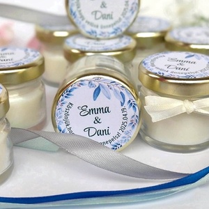 Illatos Szójaviasz gyertya köszönet ajándék  köszönetajándék vendégeknek,köszönőajándék ,köszönőajándék - Meska.hu