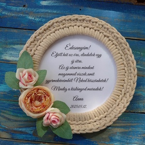 Szülőköszöntő ajándék  szett egyedi idézettel esküvőre  - esküvő - emlék & ajándék - szülőköszöntő ajándék - Meska.hu