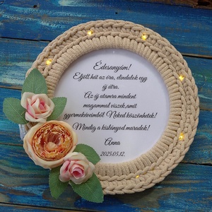 Szülőköszöntő ajándék  szett egyedi idézettel esküvőre , Esküvő, Emlék & Ajándék, Szülőköszöntő ajándék, Gyertya-, mécseskészítés, MESKA