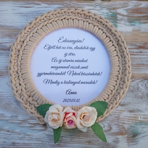 Fényfüzéres Szülőköszöntő ajándék  egyedi idézettel esküvőre , Esküvő, Emlék & Ajándék, Szülőköszöntő ajándék, Gyertya-, mécseskészítés, MESKA