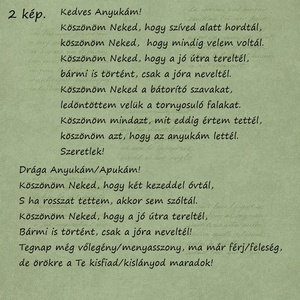 Szülőköszöntő ajándék  szett egyedi idézettel esküvőre  - esküvő - emlék & ajándék - szülőköszöntő ajándék - Meska.hu