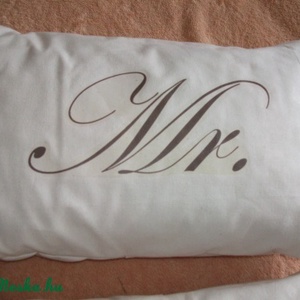 Mr   Mrs párna  -  - Meska.hu