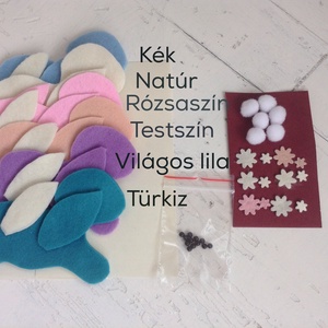 Csináld magad csomag- nyuszi varrása lépésről- lépésre (6db) -  - Meska.hu