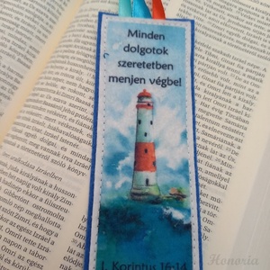 Keresztény, idézetes könyvjelző (1 Korintus 16:14) - könyv & zene - könyvjelző - Meska.hu