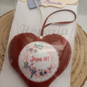 Levendulás szív-Keresztény igével- Jézus él! - otthon & életmód - gyertya, illat, aroma - illatzsák - Meska.hu Levendulás szív-Keresztény igével- Jézus él! - otthon & életmód - gyertya, illat, aroma - illatzsák - Meska.hu