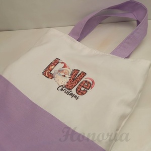 Karácsonyi ajándék zsák/ szatyor, Tálapós-lila - otthon & életmód - papír, írószer - Meska.hu