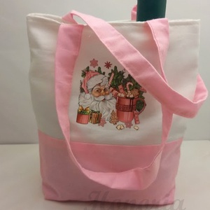 Karácsonyi ajándék zsák/ szatyor-Télapós-rózsaszín - otthon & életmód - papír, írószer - Meska.hu Karácsonyi ajándék zsák/ szatyor-Télapós-rózsaszín - otthon & életmód - papír, írószer - Meska.hu