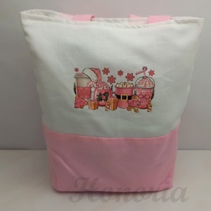 Karácsonyi ajándék zsák/ szatyor-COFFEE-rózsaszín - otthon & életmód - papír, írószer - Meska.hu Karácsonyi ajándék zsák/ szatyor-COFFEE-rózsaszín - otthon & életmód - papír, írószer - Meska.hu