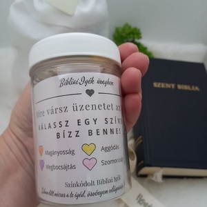 Bibliai Igék Üvegben-Színkódolt Bibliai Igék-Gift In Jar, Otthon & Életmód, Dekoráció, Dísztárgy, Papírművészet, MESKA
