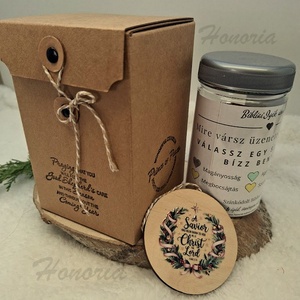 KARÁCSONYI DÍSZDOBOZBAN-Bibliai Igék Üvegben-Színkódolt Bibliai Igék-Gift In Jar - Meska.hu