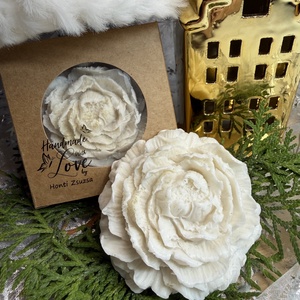 Fahéj illatú, peony szappan - szépségápolás - szappan & fürdés - kézműves szappan - Meska.hu