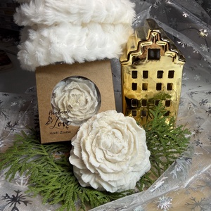 Fahéj illatú, peony szappan - szépségápolás - szappan & fürdés - kézműves szappan - Meska.hu