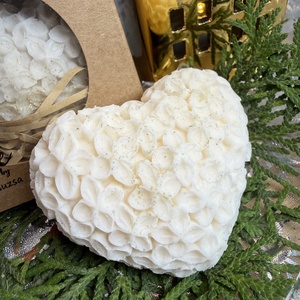 Fahéj illatú, szív alakú szappan - szépségápolás - szappan & fürdés - kézműves szappan - Meska.hu