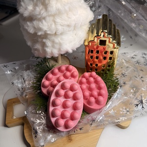 Málnás masszirozós szappan - szépségápolás - szappan & fürdés - kézműves szappan - Meska.hu