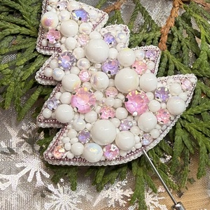 Karácsonyfa bross - Meska.hu