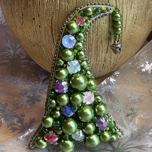 Grincsfa bross - ékszer - kitűző és bross - Meska.hu