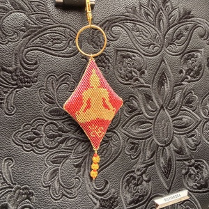 Buddhás kulcstartó, dísz - táska & tok - kulcstartó & táskadísz - kulcstartó - Meska.hu