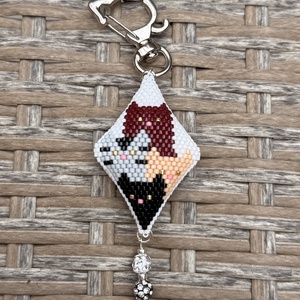 Cicás kulcstartó, dísz - táska & tok - kulcstartó & táskadísz - kulcstartó - Meska.hu