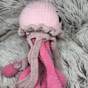 Horgolt medúza plüss - játék & sport - plüssállat & játékfigura - más figura - Meska.hu