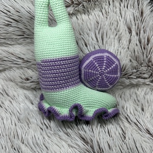 Horgolt házas csigabiga  - játék & sport - plüssállat & játékfigura - csiga - Meska.hu