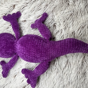 Horgolt szalamandra - játék & sport - plüssállat & játékfigura - más figura - Meska.hu