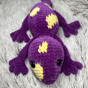 Horgolt szalamandra, Játék & Sport, Plüssállat & Játékfigura, Más figura, Horgolás, MESKA