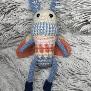 Horgolt Molylepke levehető cipőkkel - játék & sport - plüssállat & játékfigura - pillangó - Meska.hu