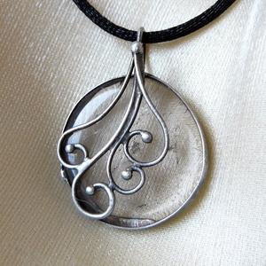 Füstkvarc medál -  - Meska.hu