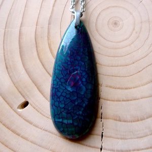 Sárkányvér achát medál -  - Meska.hu