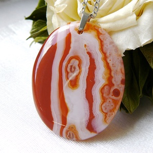 LEFOGLALVA! Karneol medál - ékszer - nyaklánc - medálos nyaklánc - Meska.hu