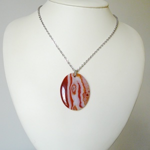 LEFOGLALVA! Karneol medál - ékszer - nyaklánc - medálos nyaklánc - Meska.hu